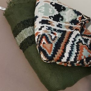 Bundle of neck scarves